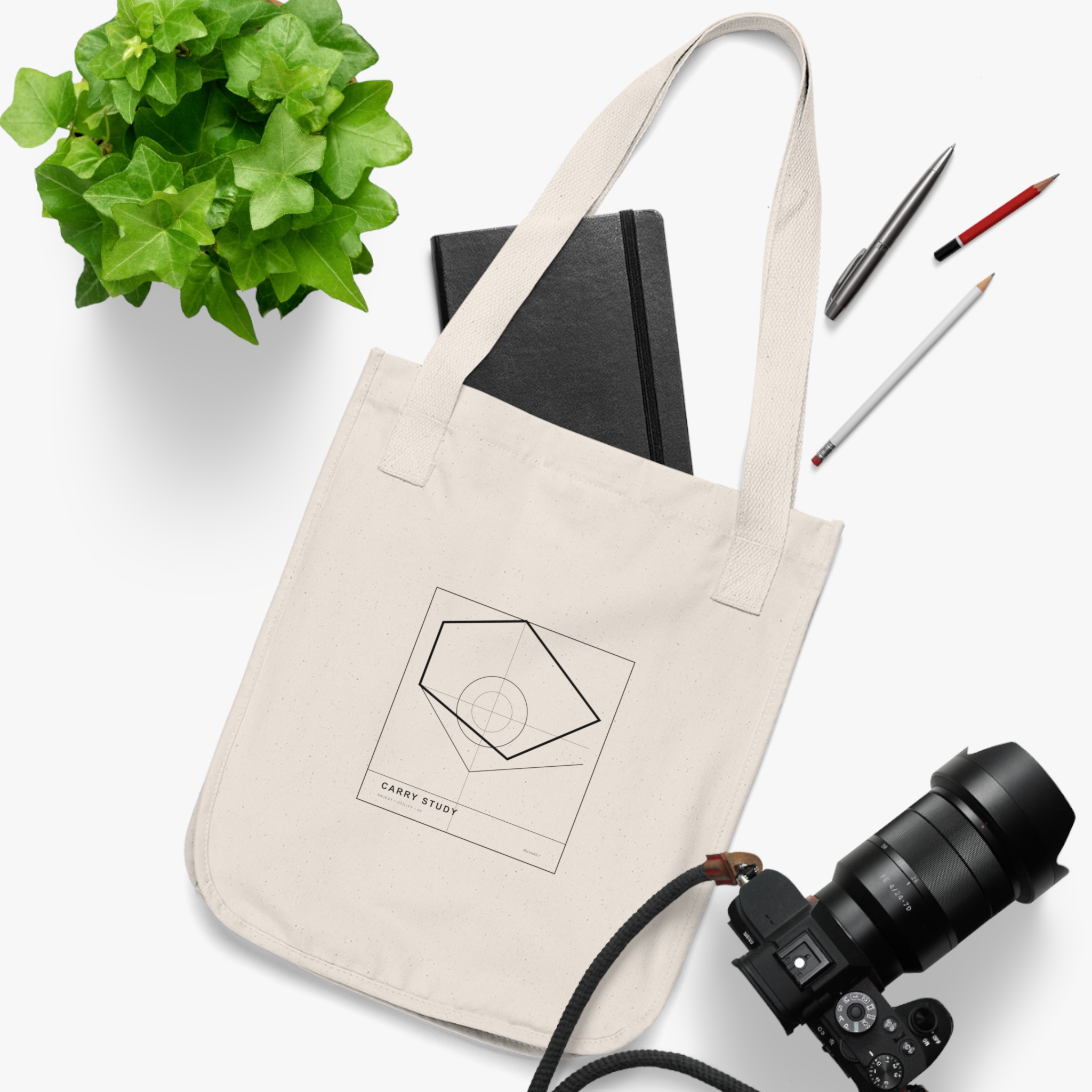 CARRY STUDY — Organic Canvas Tote - Image 3