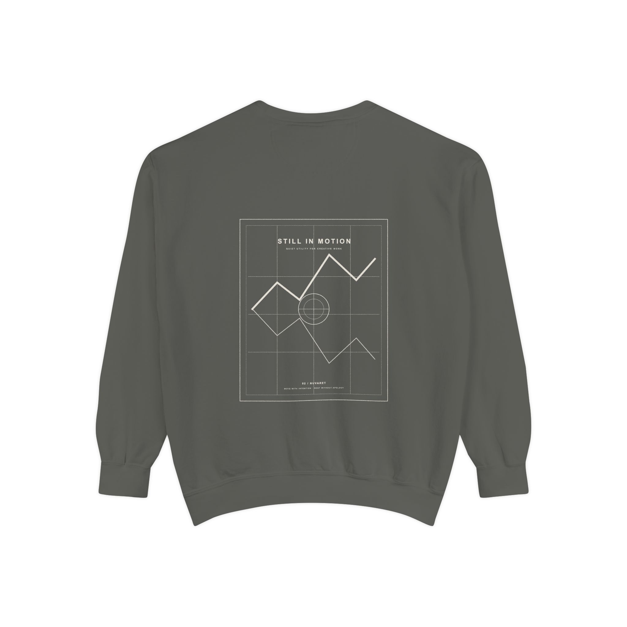 STILL IN MOTION — Garment-Dyed Crewneck (Pepper) - Image 2