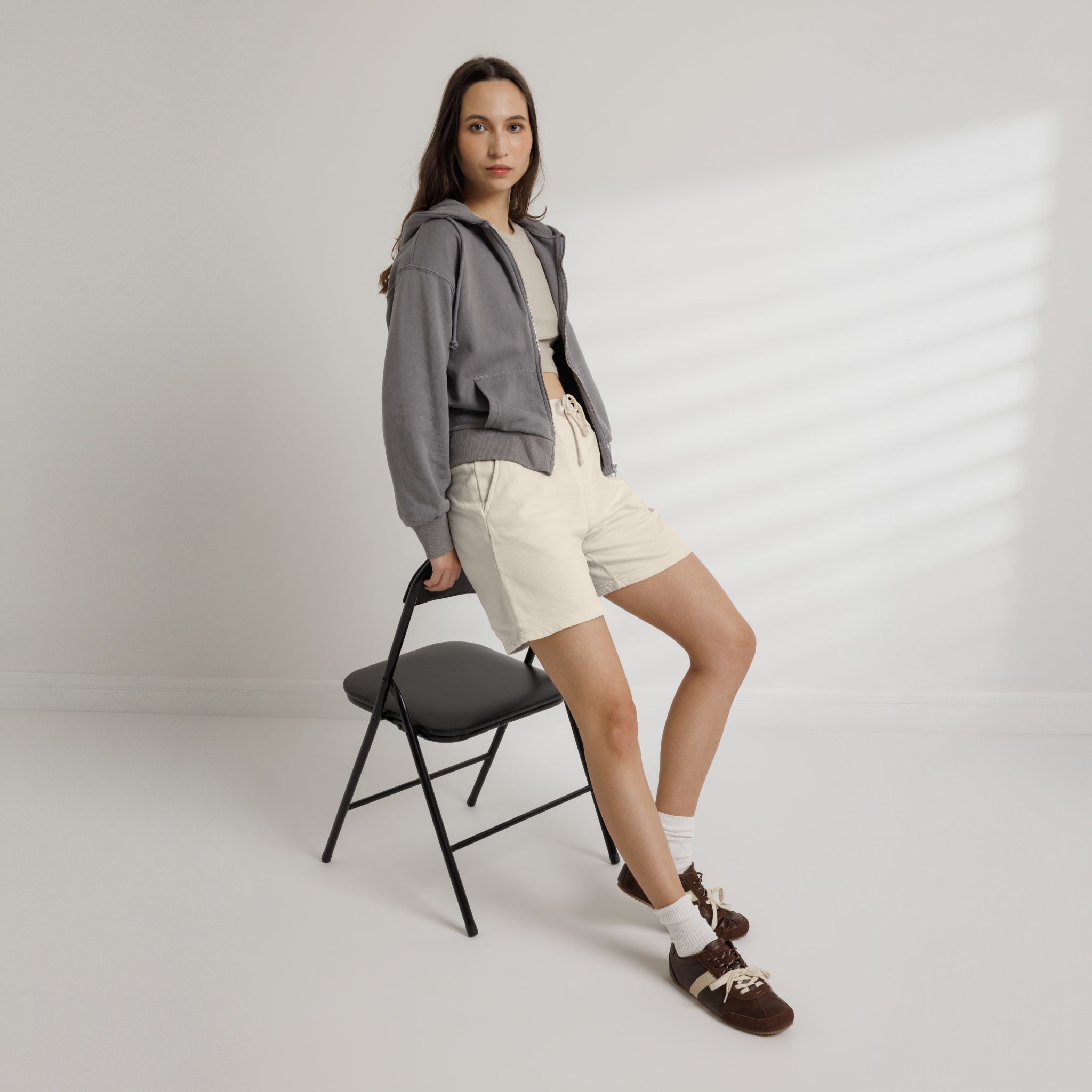 DAY OFF — Garment-Dyed Fleece Shorts — product image